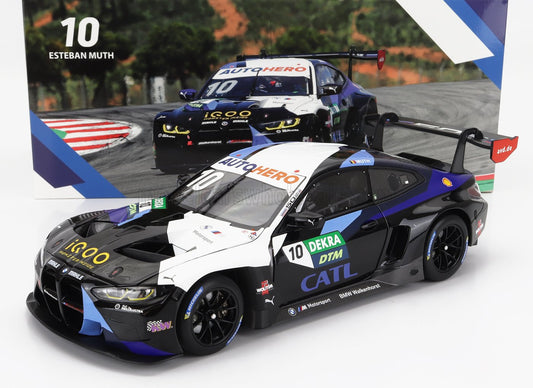 MINICHAMPS - 1/18 - BMW - 4-SERIES M4 GT3 TEAM WALKENHORST MOTORSPORT N 10 DTM SEASON 2022 ESTEBAN MUTH - BLACK WHITE