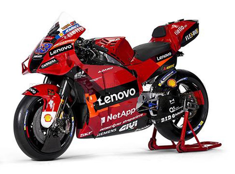 MAISTO - DUCATI - DESMOSEDICI GP22 TEAM LENOVO N 43 MOTOGP SEASON 2022 JACK MILLER