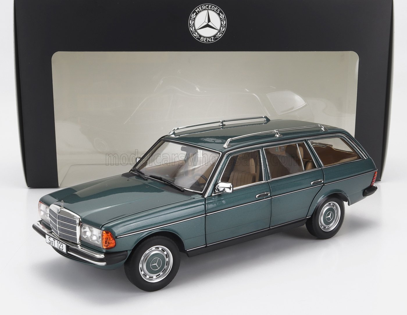 NOREV - 1/18 - MERCEDES BENZ - E-CLASS 200TE SW STATION WAGON T-MODEL (S123) 1980-1985 - PETROL MET