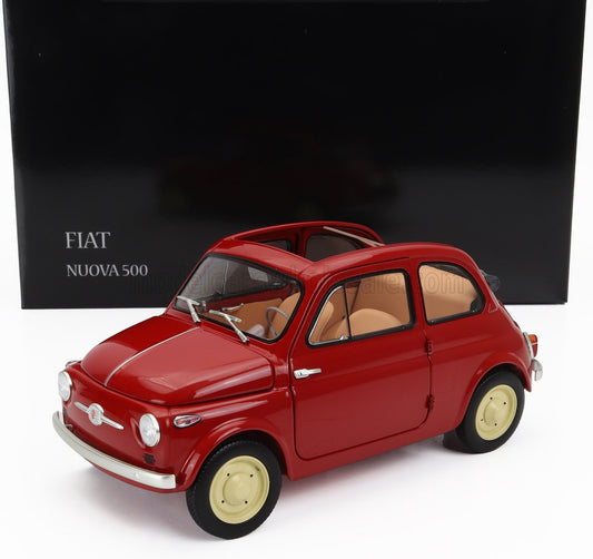 KYOSHO - 1/18 - FIAT - 500 D CABRIOLET OPEN 1960 - ROSSO CORALLO - RED