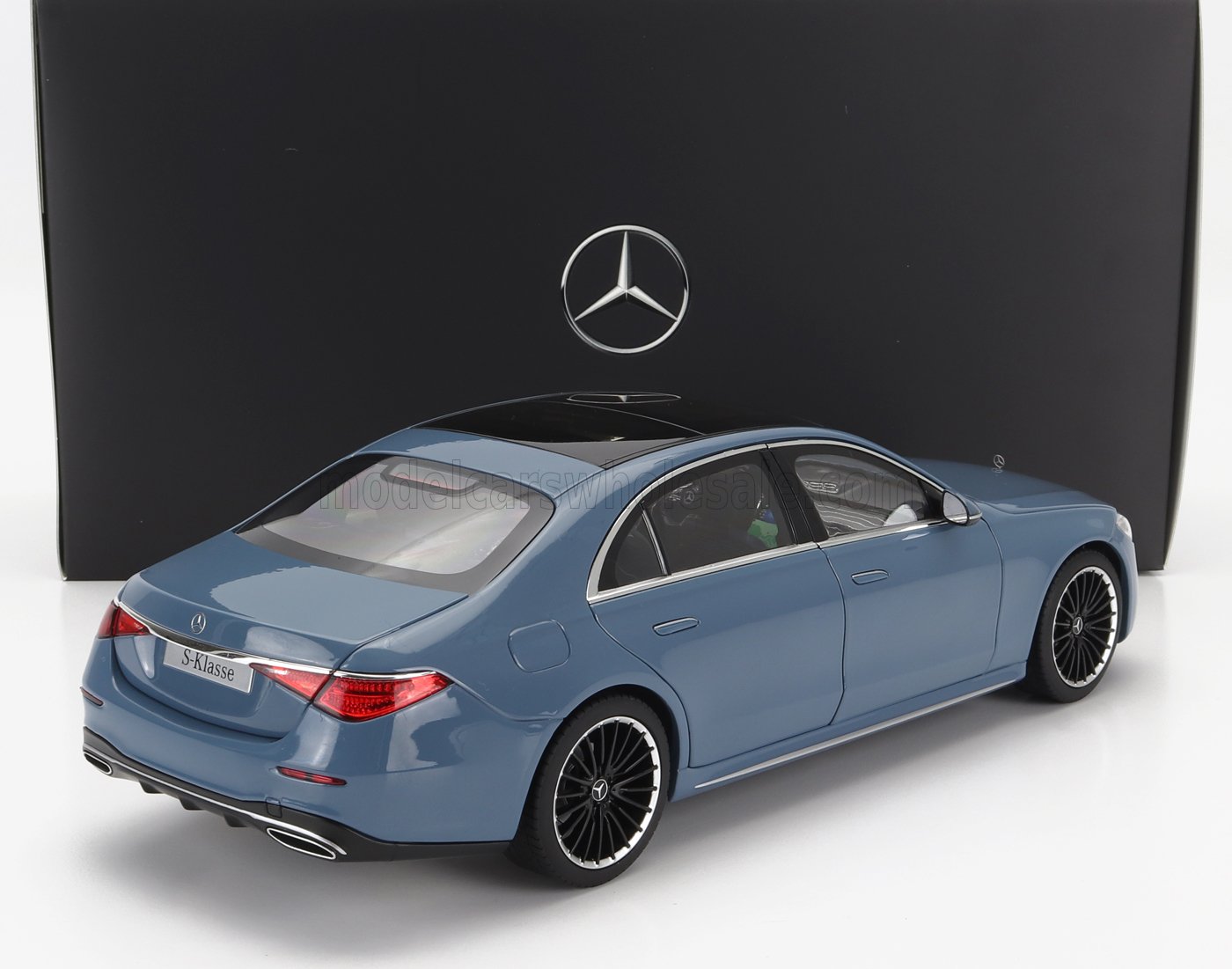 NOREV - 1/18 - MERCEDES BENZ - S-CLASS (V223) 2020 - VINTAGE BLUE