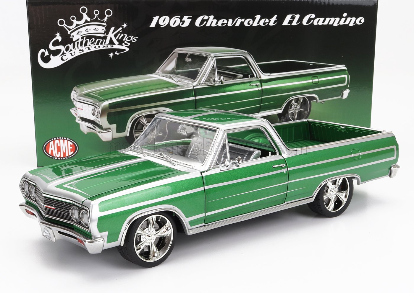 ACME-MODELS - CHEVROLET - EL CAMINO PICK-UP CUSTOM 1965 Verde Met