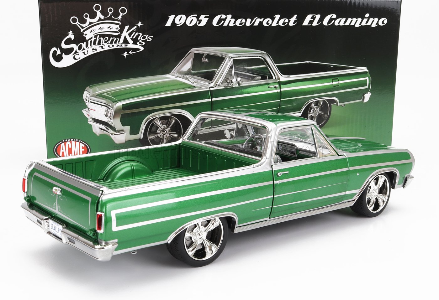 ACME-MODELS - CHEVROLET - EL CAMINO PICK-UP CUSTOM 1965 Verde Met