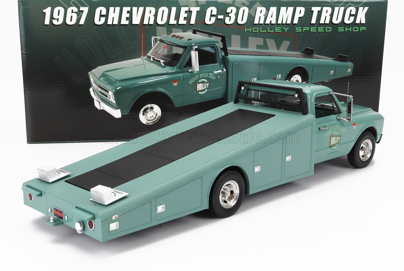 ACME-MODELS - CHEVROLET - C-30 TRUCK RAMP CAR TRANSPORTER HOLLEY SPEED SHOP 1967