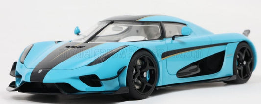 GT-SPIRIT - 1/18 - KOENIGSEGG - REGERA 2018 - BABY BLUE BLACK