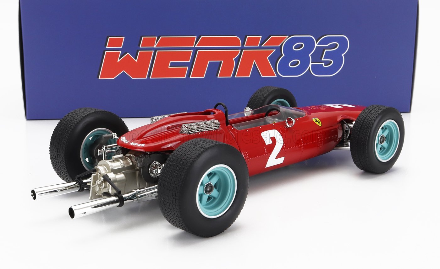 WERK83 - FERRARI - F1 158 TEAM SCUDERIA FERRARI N 2 WORLD CHAMPION WINNER MONZA ITALY GP 1964 JOHN SURTEES