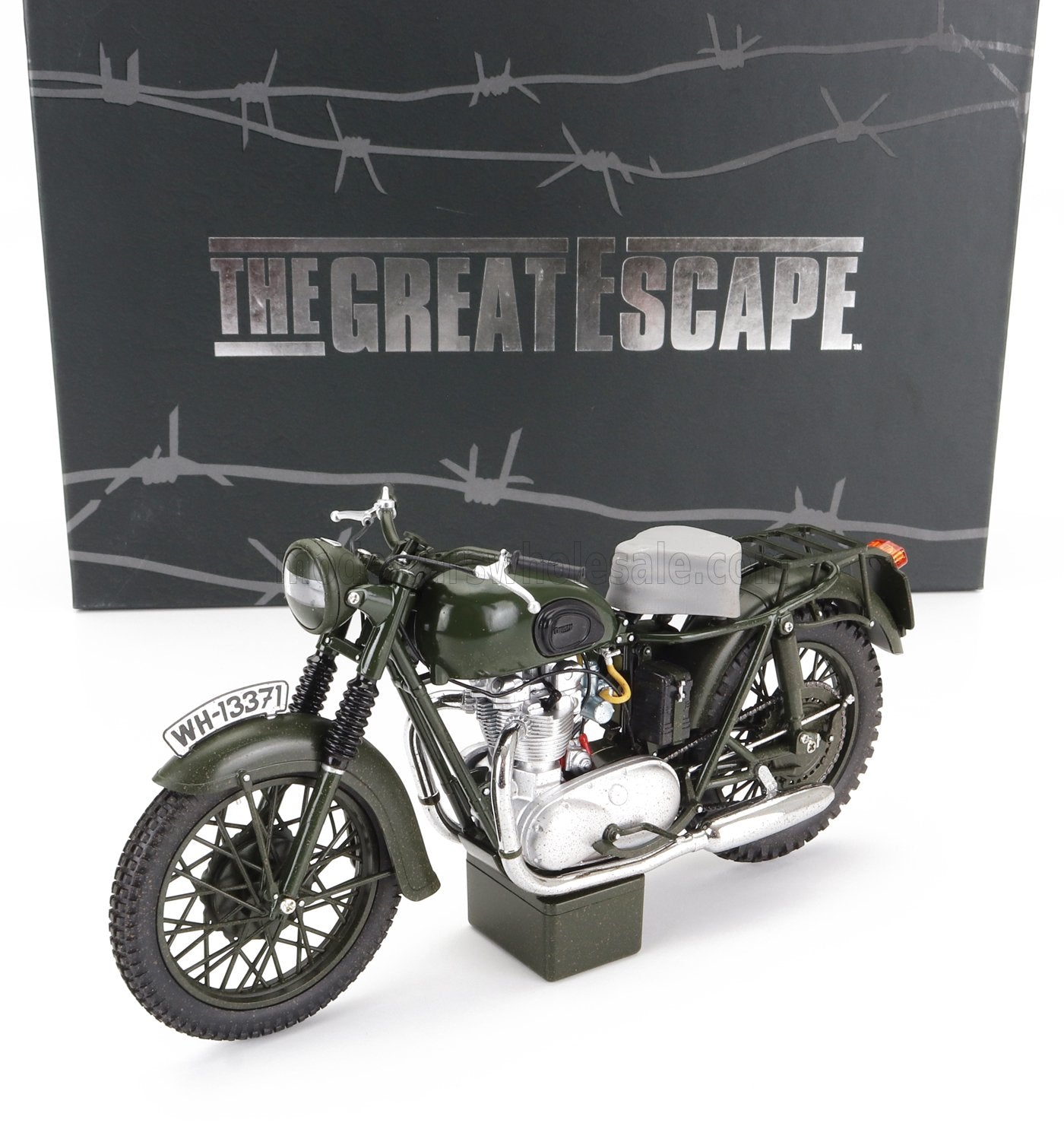 CORGI - TRIUMPH - TR6 1962 - THE GREAT ESCAPE MOVIE - LA GRANDE FUGA - STEVE McQUEEN