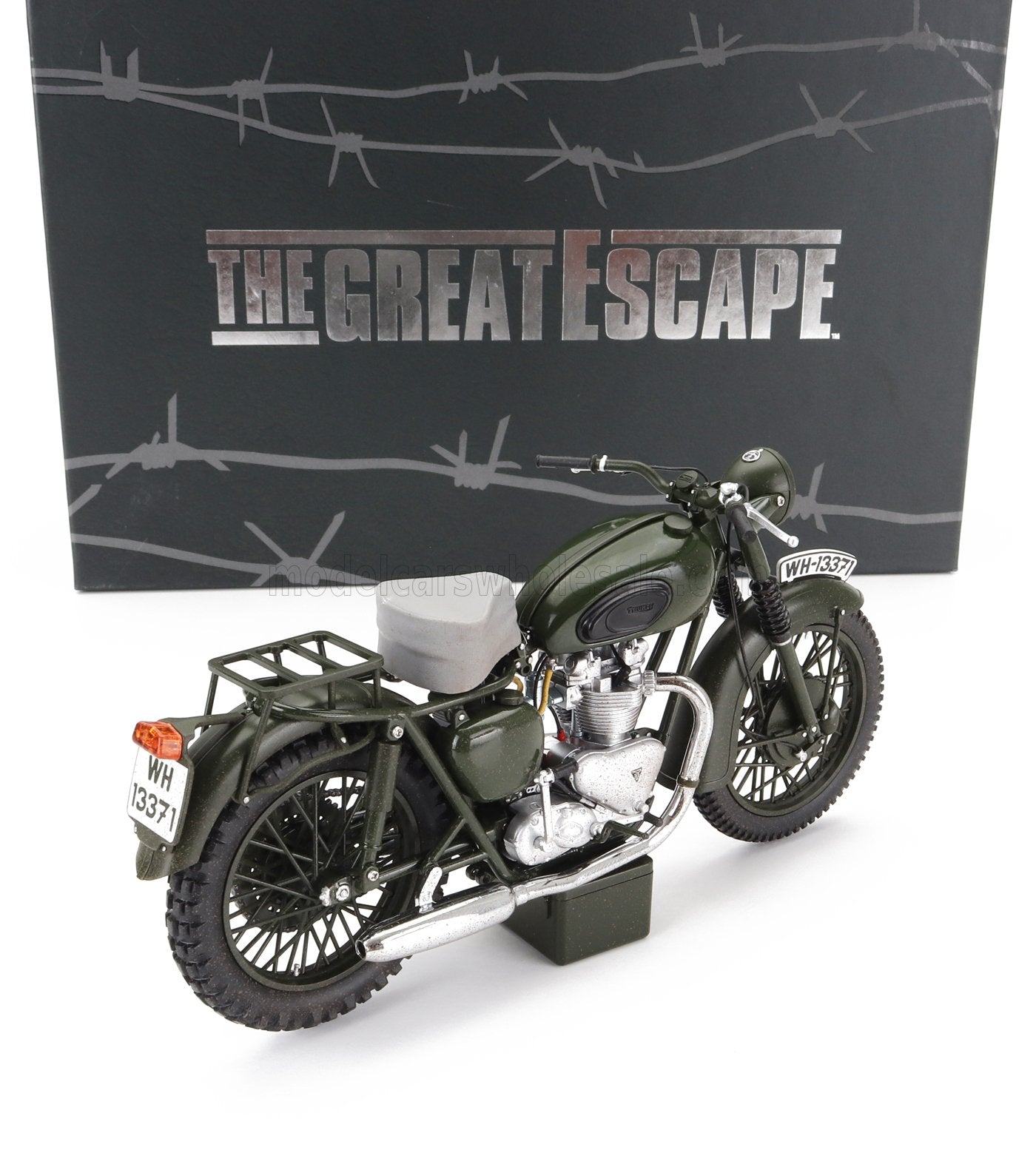 CORGI - TRIUMPH - TR6 1962 - THE GREAT ESCAPE MOVIE - LA GRANDE FUGA - STEVE McQUEEN