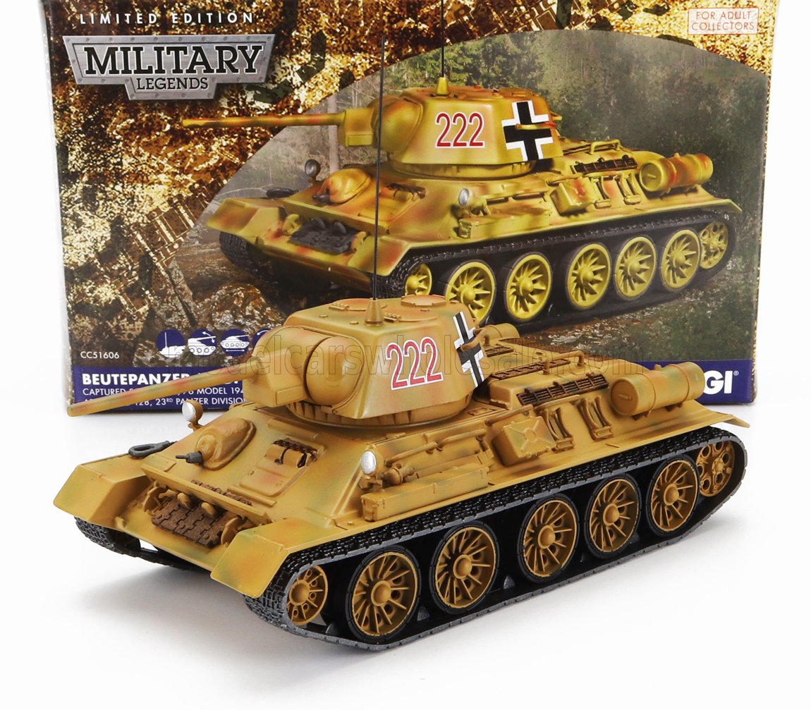 CORGI - 1/50 - TANK - BEUTEPANZER TROPHY TANK MILITARY 1943 - MILITARY CAMOUFLAGE