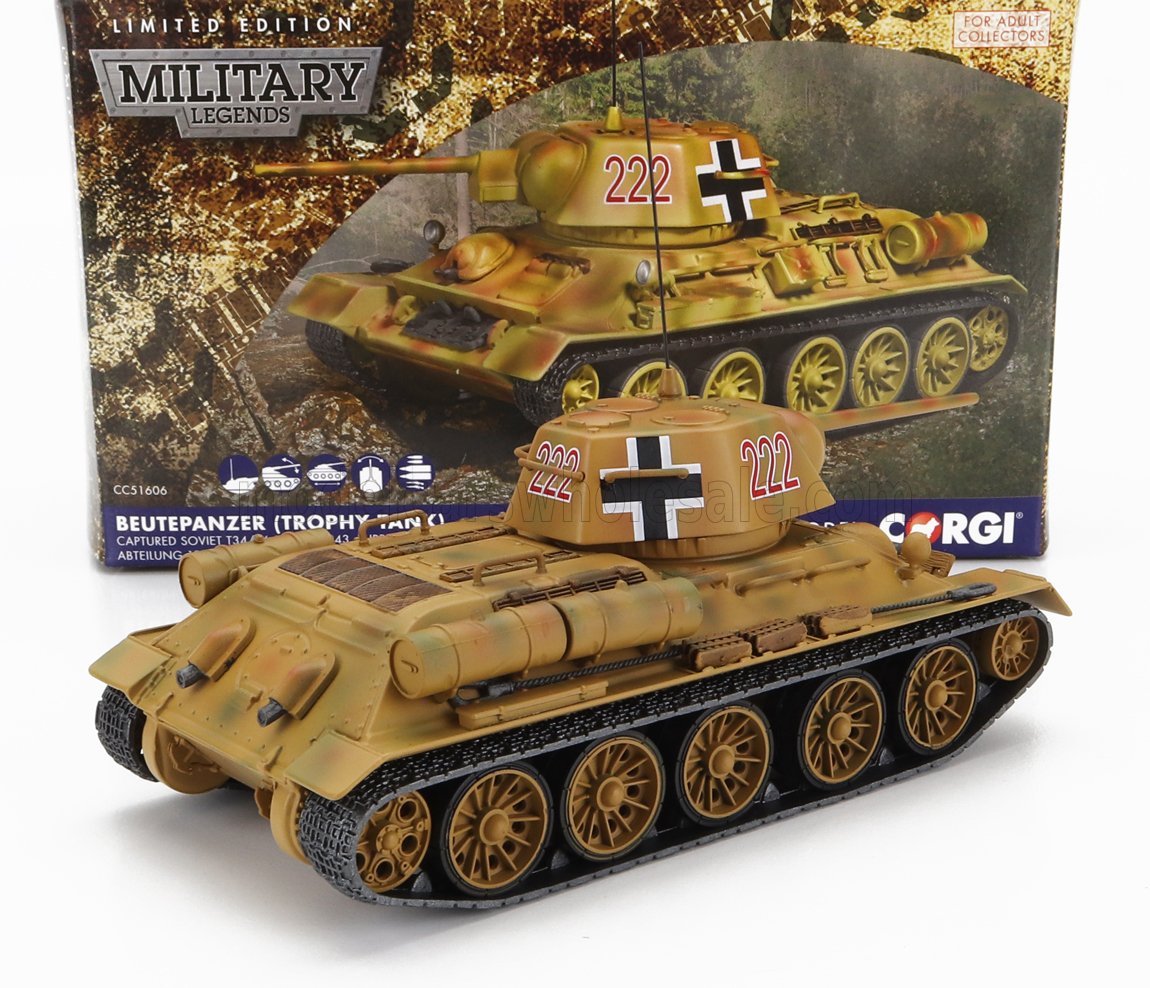 CORGI - 1/50 - TANK - BEUTEPANZER TROPHY TANK MILITARY 1943 - MILITARY CAMOUFLAGE