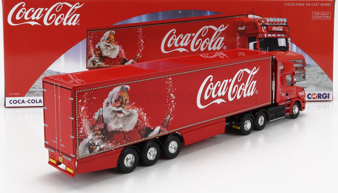 CORGI - SCANIA - T480 TRUCK SEMI-FRIGO COCA-COLA 1999 - CHRISTMAS EDITION - NATALE