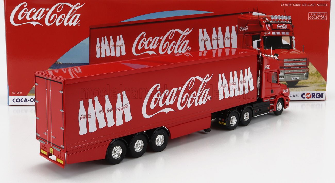 CORGI - SCANIA - T480 TRUCK SEMI-FRIGO COCA-COLA 1999