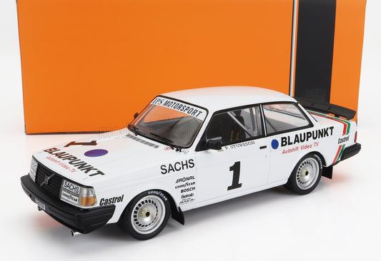 IXO-MODELS - VOLVO - 240 TURBO TEAM IPS RACING BLAUPUNKT N 1 DTM ZOLDER 1986 P.STURESON