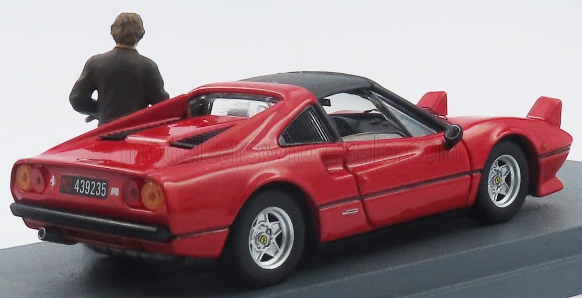 BEST-MODEL - FERRARI - 308 GTS 1977 - PERSONAL CAR GILLES VILLENEUVE WITH FIGURE