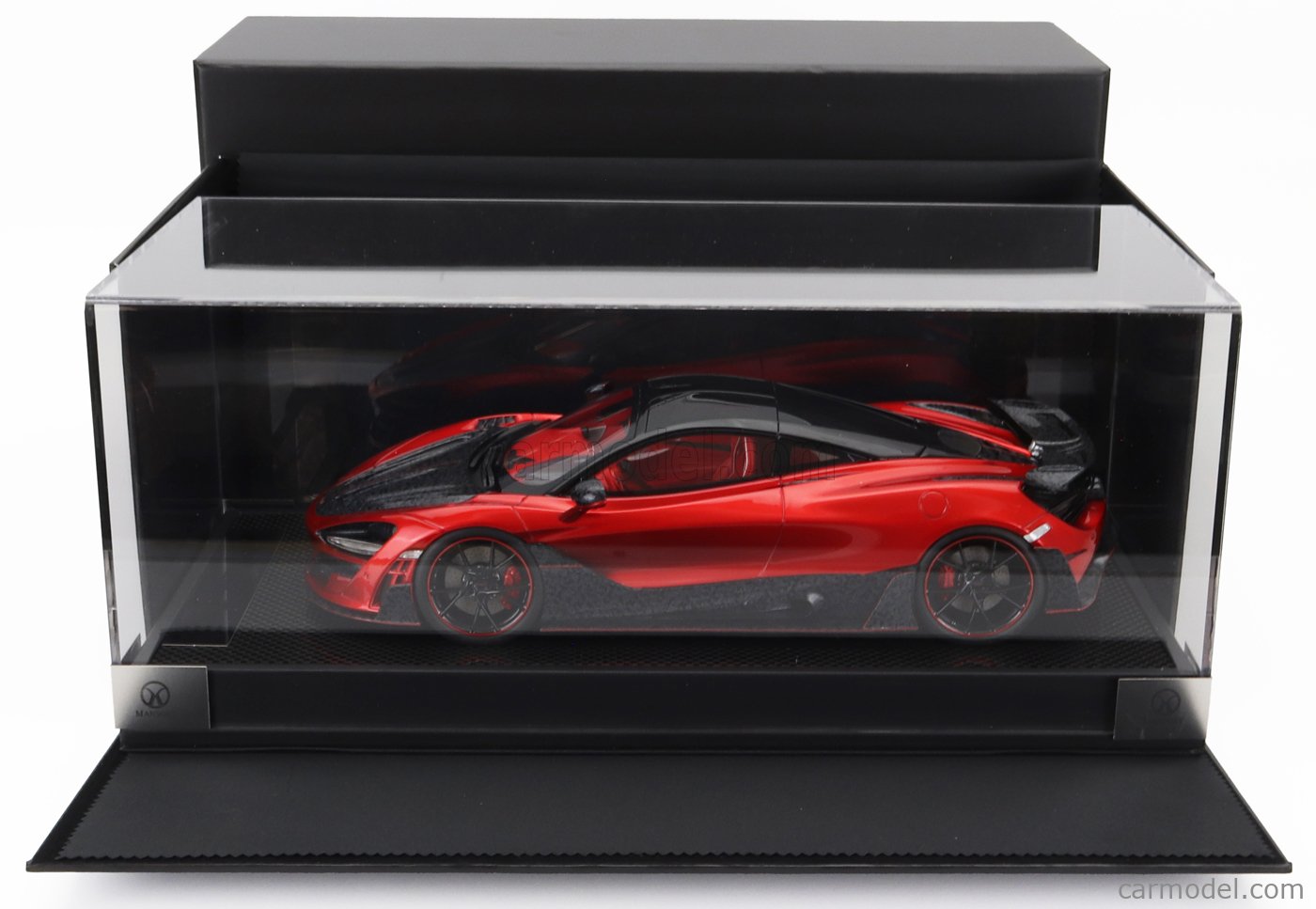 MOTORHELIX - 1/18 - McLAREN - 720S MANSORY 2019 - RED CARBON