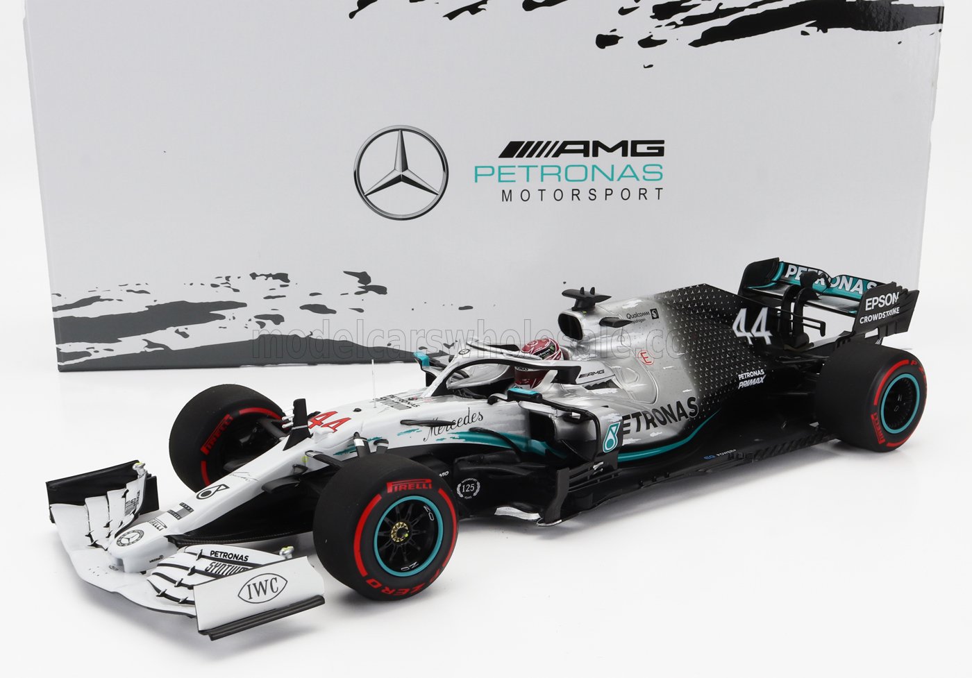 MINICHAMPS - MERCEDES GP - F1 W10 EQ POWER+ TEAM AMG PETRONAS MOTORSPORT N 44 WORLD CHAMPION GERMAN GP 2019 LEWIS HAMILTON