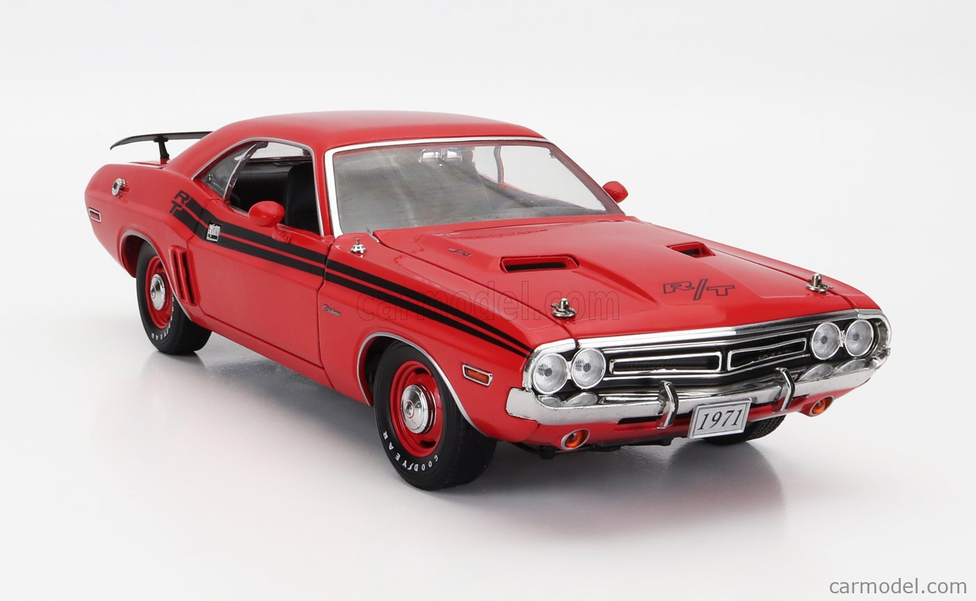 GREENLIGHT - 1/18 - DODGE - CHALLENGER R/T COUPE 1971 - RED