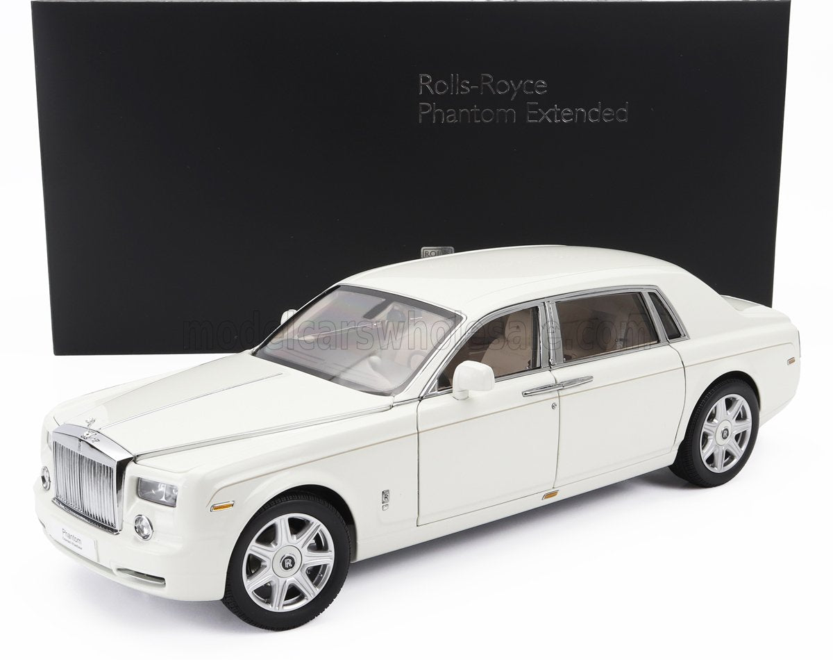 KYOSHO - 1/18 - ROLLS ROYCE - PHANTOM EWB LIMOUSINE 2012 - ENGLISH WHITE