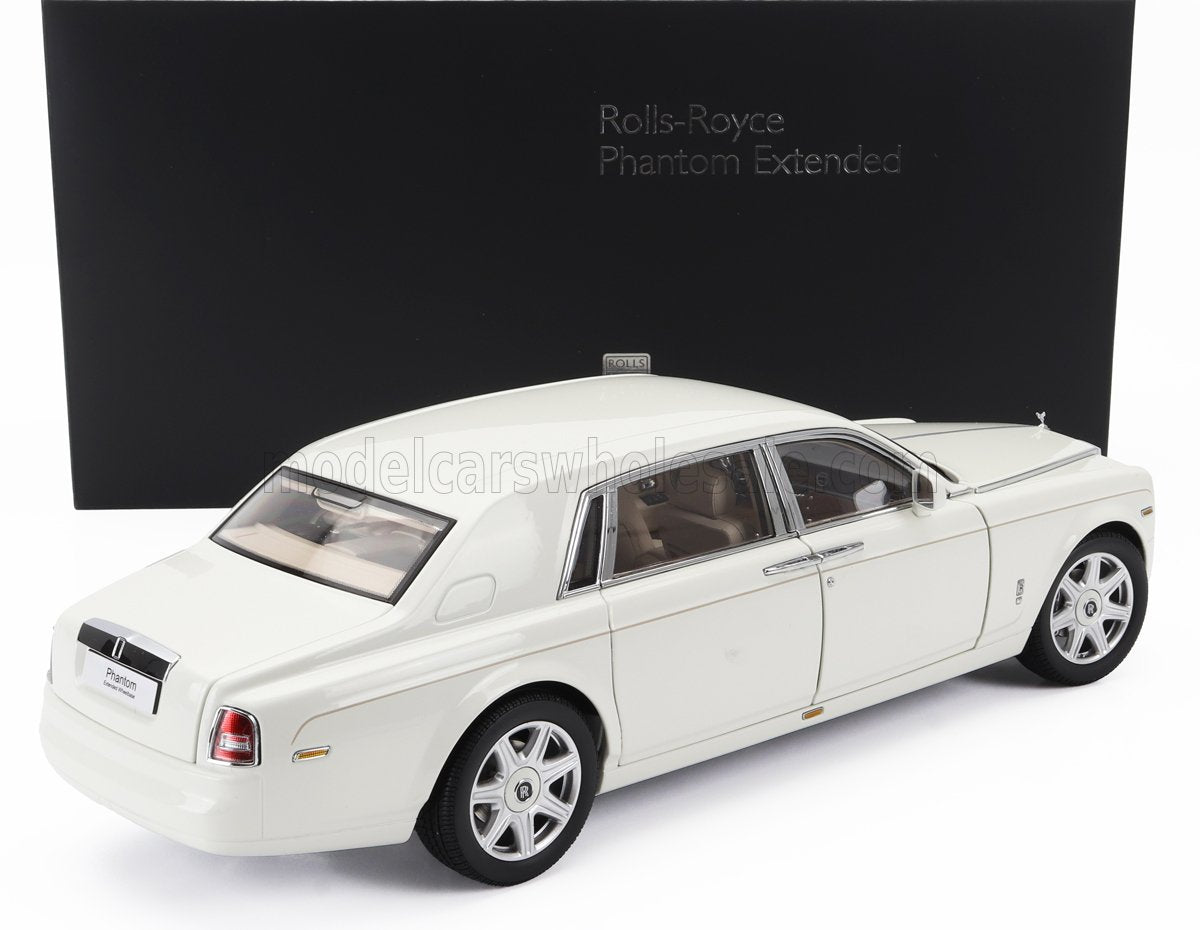 KYOSHO - 1/18 - ROLLS ROYCE - PHANTOM EWB LIMOUSINE 2012 - ENGLISH WHITE