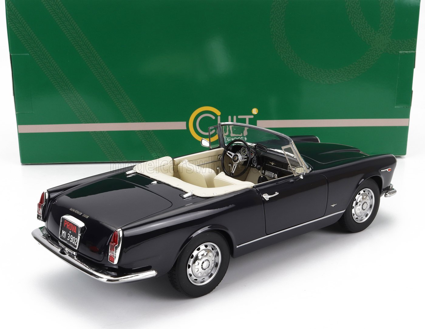 CULT-SCALE MODELS - ALFA ROMEO - 2600 SPIDER TOURING CABRIOLET OPEN 1961