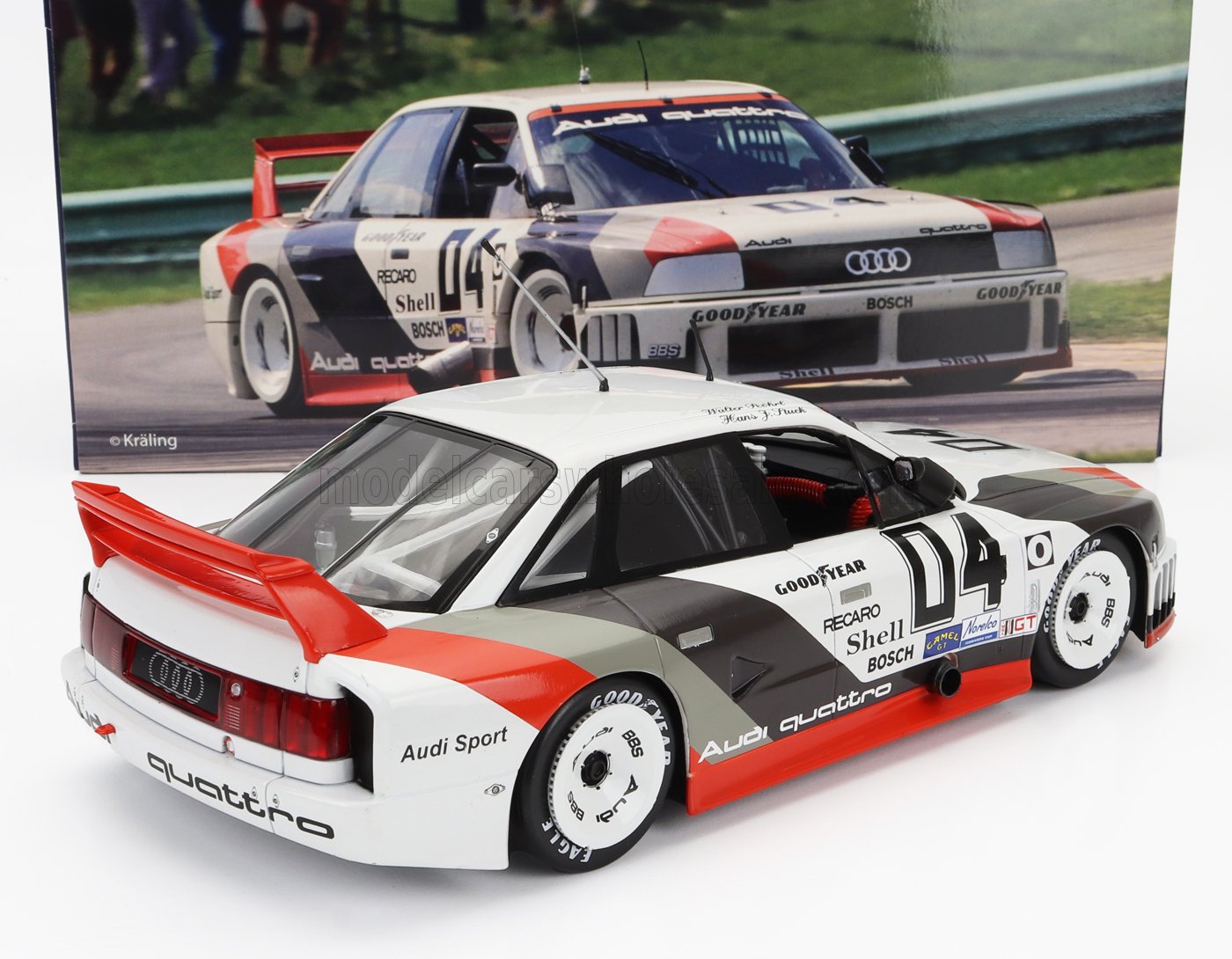 WERK83 - AUDI - 90 QUATTRO TEAM AUDI SPORT N 4 MILLER HIGH LIFE 500km IMSA 1989 HANS JOACHIM STUCK - WALTER ROHRL