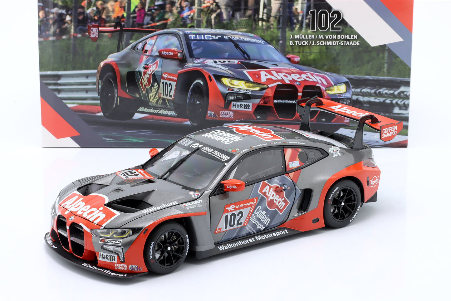 MINICHAMPS - BMW - 4-SERIES M4 GT3 TEAM WALKENHORST MOTORSPORT N 102 24h NURBURGRING 2022 JORG MULLER - MARIO VON BOHLEN - BEN TUCK - JORN SCHMIDT STAADE