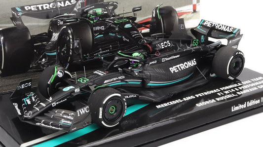 MINICHAMPS - MERCEDES GP - F1 W14 TEAM MERCEDES-AMG PETRONAS FORMULA ONE N 63 BAHRAIN GP 2023 GEORGE RUSSEL