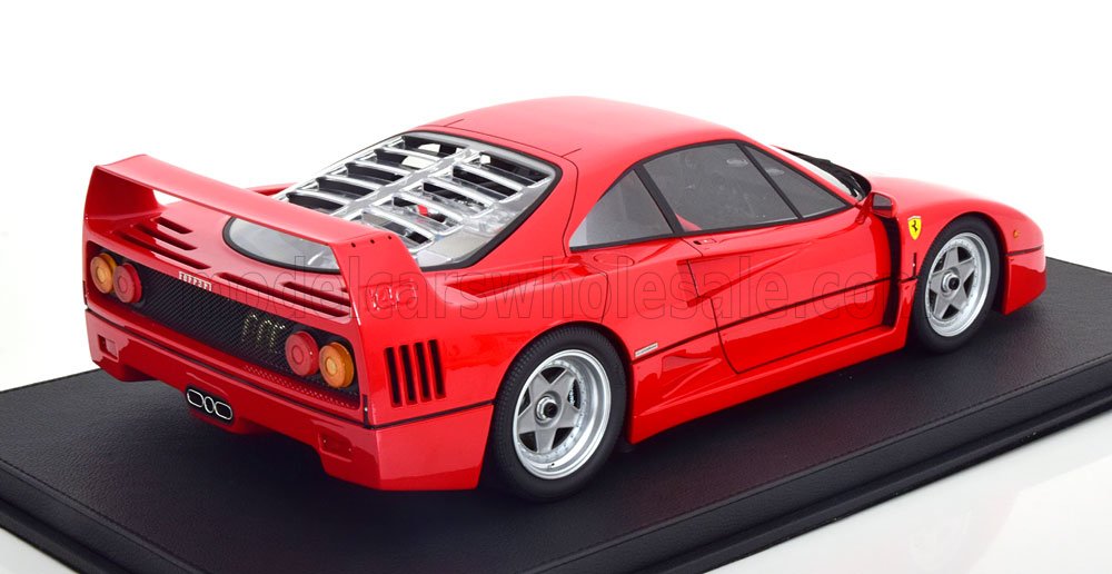 TOP10 - 1/10 - FERRARI - F40 1987 - CON VETRINA - WITH SHOWCASE