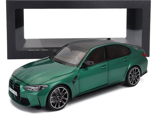 MINICHAMPS - 1/18 - BMW - 3-SERIES M3 (G80) 2020 - GREEN MET BLACK