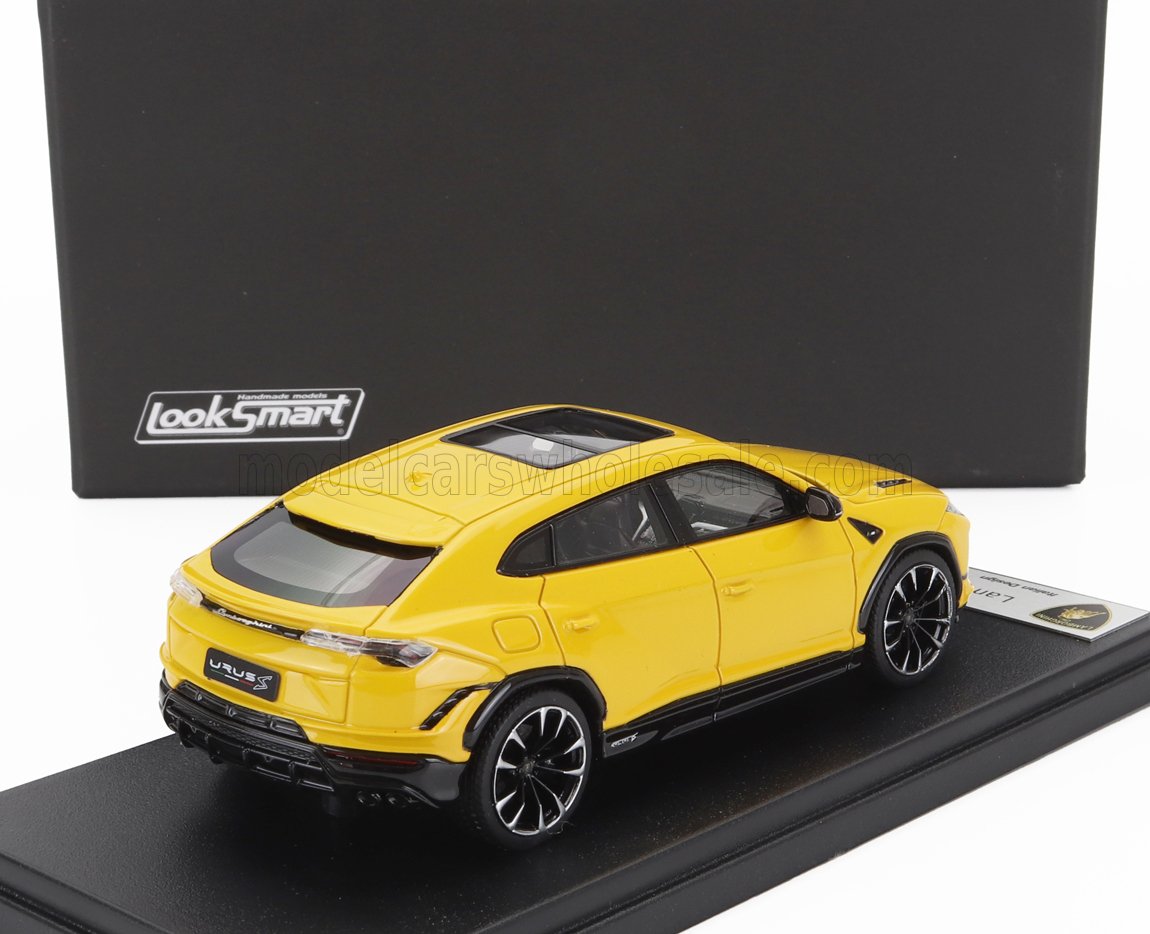 LOOKSMART - 1/43 - LAMBORGHINI - URUS S 2023 - GIALLO AUGE - YELLOW