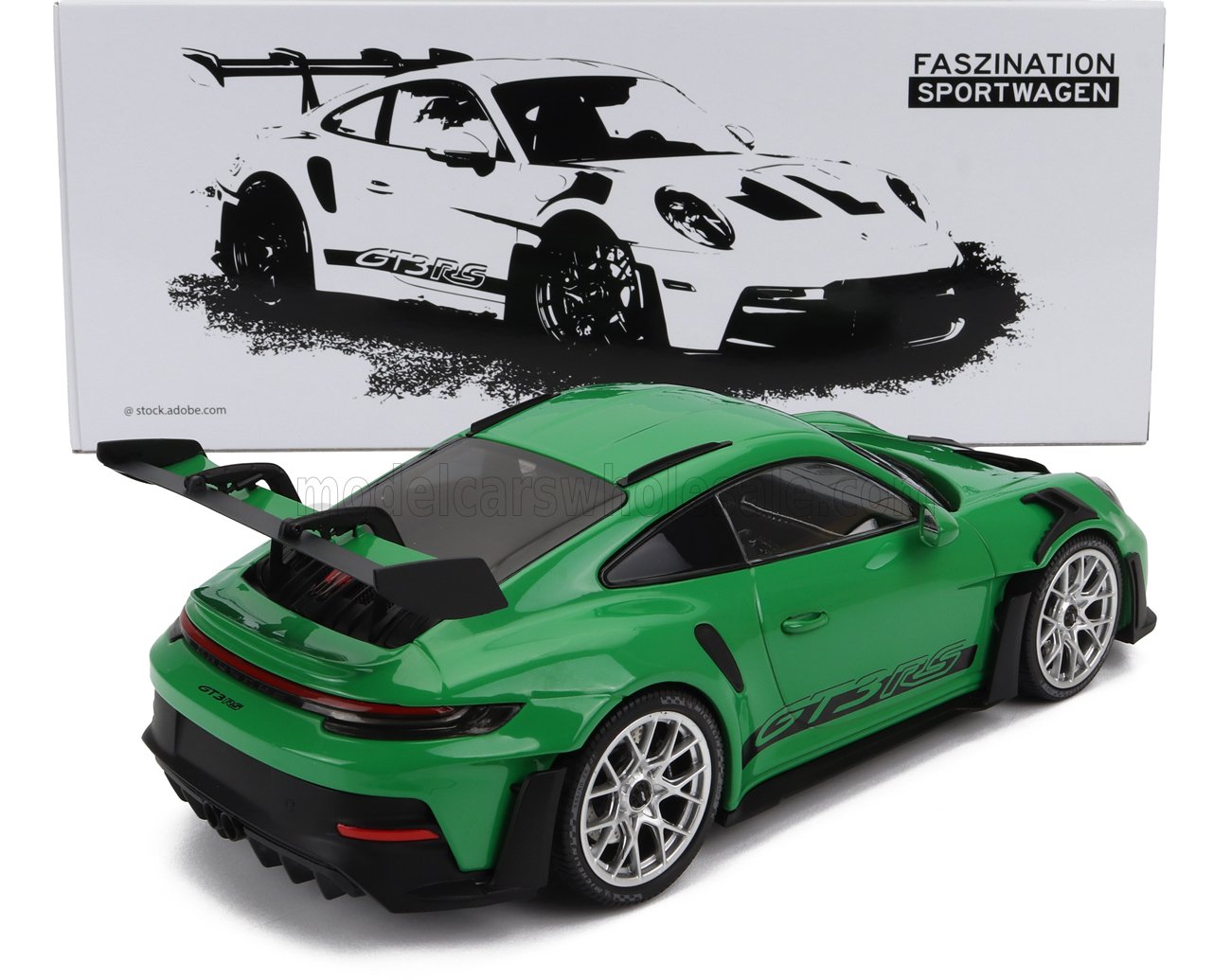 MINICHAMPS - PORSCHE - 911 992 GT3 RS COUPE 2023 - SILVER WHEEL S