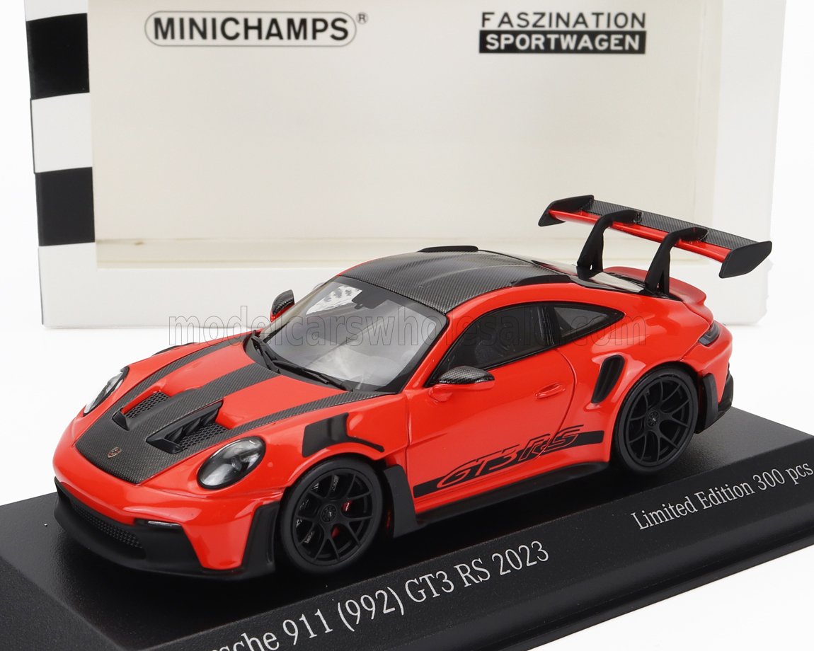 MINICHAMPS - PORSCHE - 911 992 GT3 RS COUPE 2023 - BLACK WHEELS