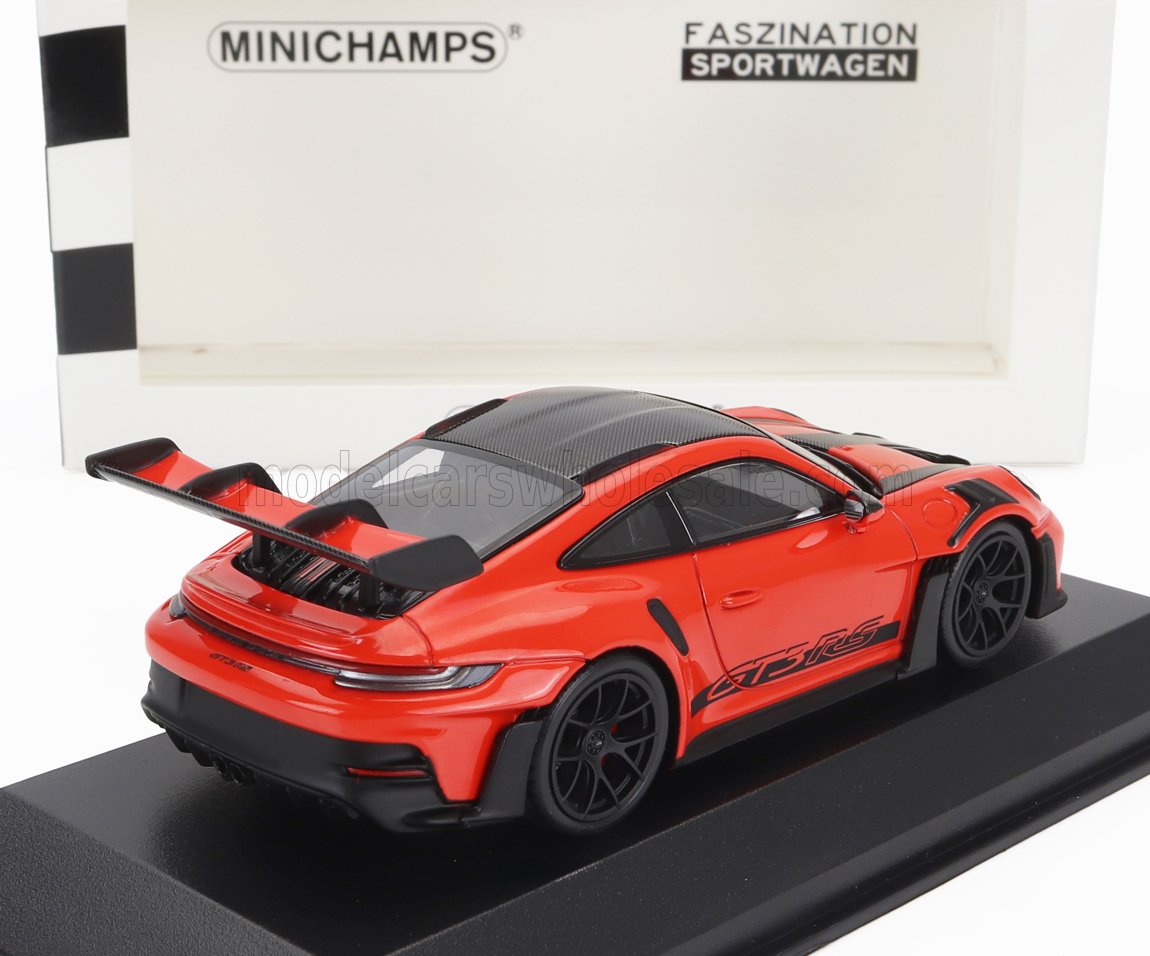 MINICHAMPS - PORSCHE - 911 992 GT3 RS COUPE 2023 - BLACK WHEELS