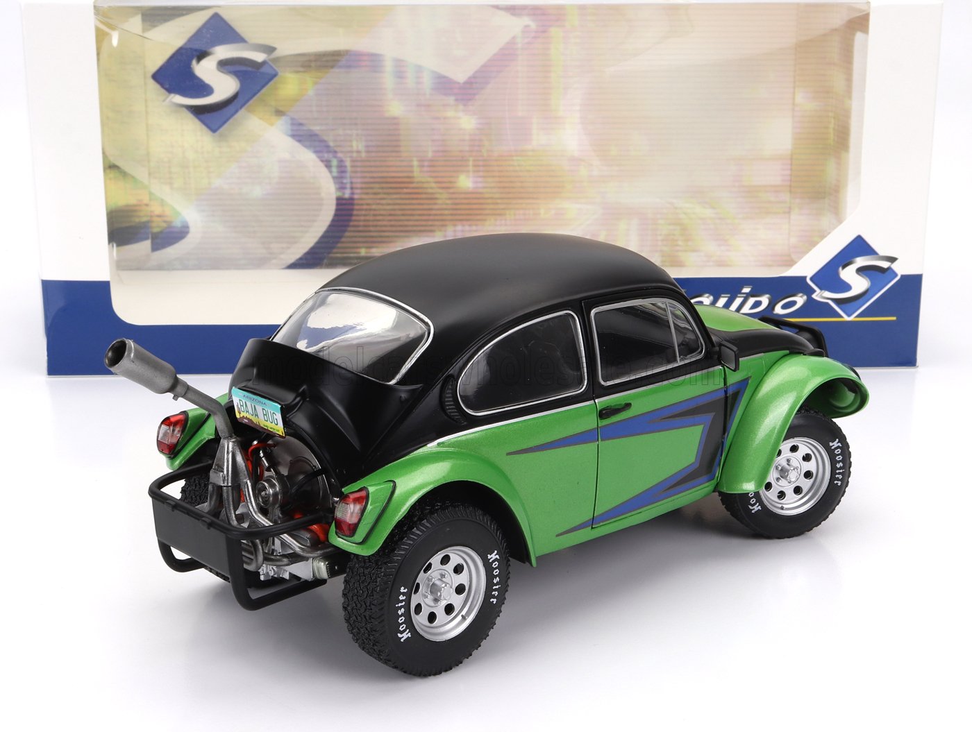 SOLIDO - 1/18 - VOLKSWAGEN - BEETLE MAGGIOLINO BAJA 1975 - GREEN