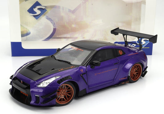 SOLIDO - NISSAN - GT-R (R35) LIBERTY WALK BODY KIT 2.0 COUPE 2022 PURPLE