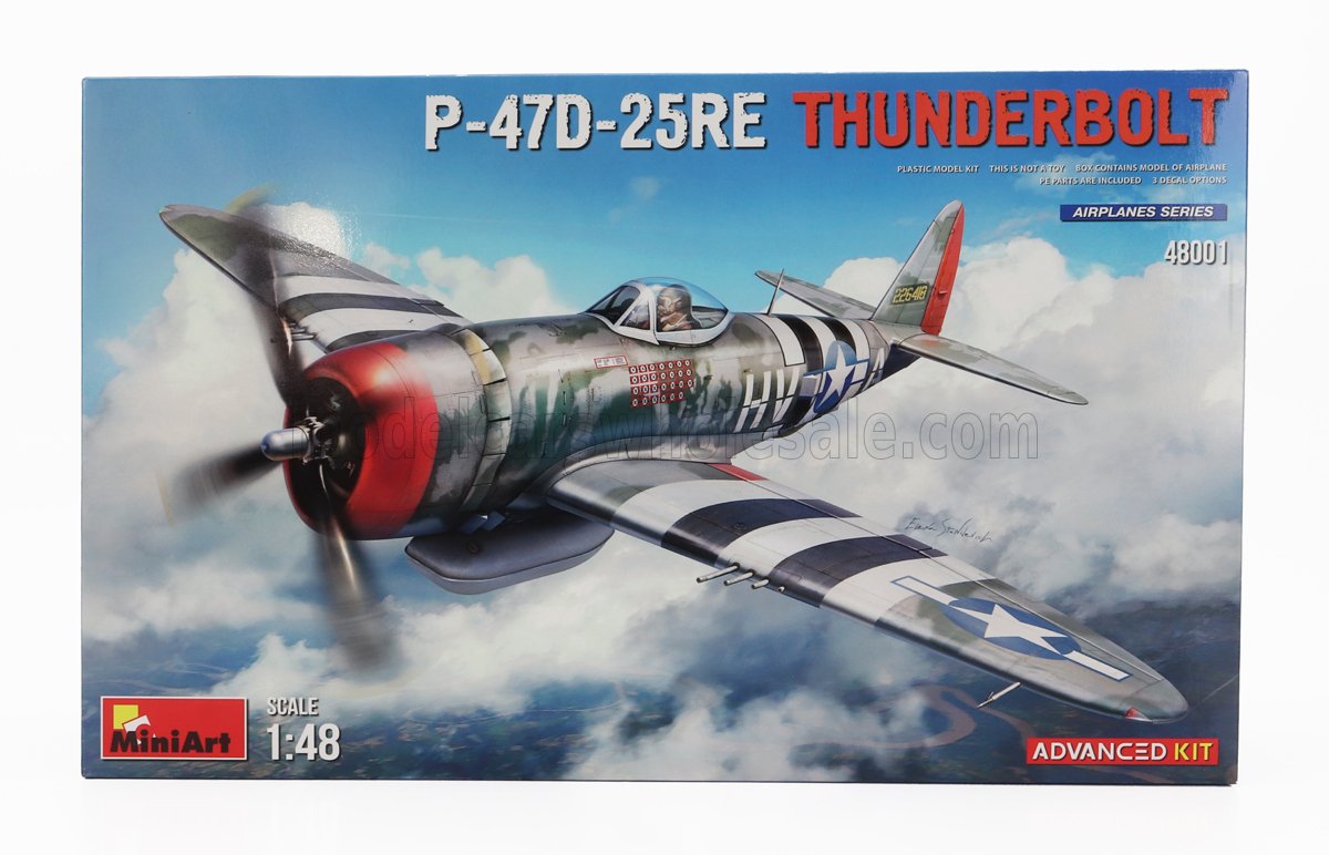 MINIART - DRAGON WINGS - P-47D-30 THUNDERBOLT AIRPLANE MILITARY 1942