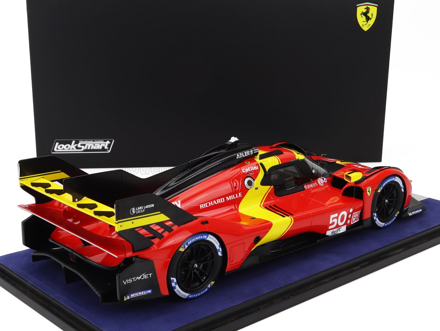 LOOKSMART - FERRARI - 499P 3.0L TURBO V6  N 50 SEASON 2023 LAUNCH VERSION  - CON VETRINA