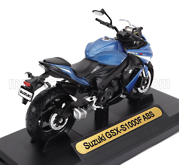 MOTOR-MAX - 1/18 - SUZUKI - GSX-S1000F 2017 - BLUE BLACK