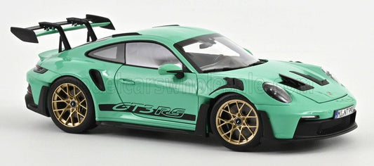 NOREV - 1/18 - PORSCHE - 911 992 GT3 RS COUPE 2022 - MINT GREEN