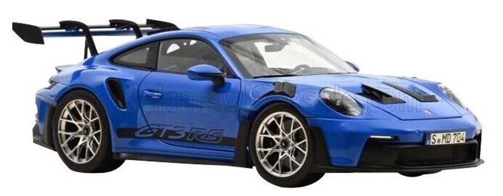 NOREV - 1/18 - PORSCHE - 911 992 GT3 RS COUPE 2022 - SHARK BLUE