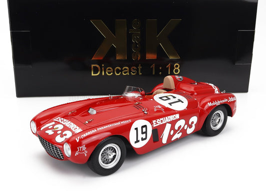 KK-SCALE - FERRARI - 375 PLUS 5.0L V12 SPIDER ESCUADRON 1.2.3 N 19 WINNER V CARRERA PANAMERICANA 1954 UMBERTO MAGLIOLI