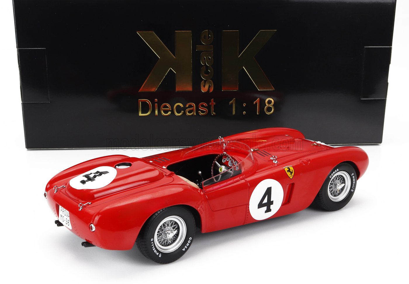 KK-SCALE - FERRARI - 375 PLUS 5.0L V12 SPIDER TEAM SCUDERIA FERRARI N 4 WINNER 24h LE MANS 1954 MAURICE TRINTIGNANT - JOSE FROILAN GONZALES