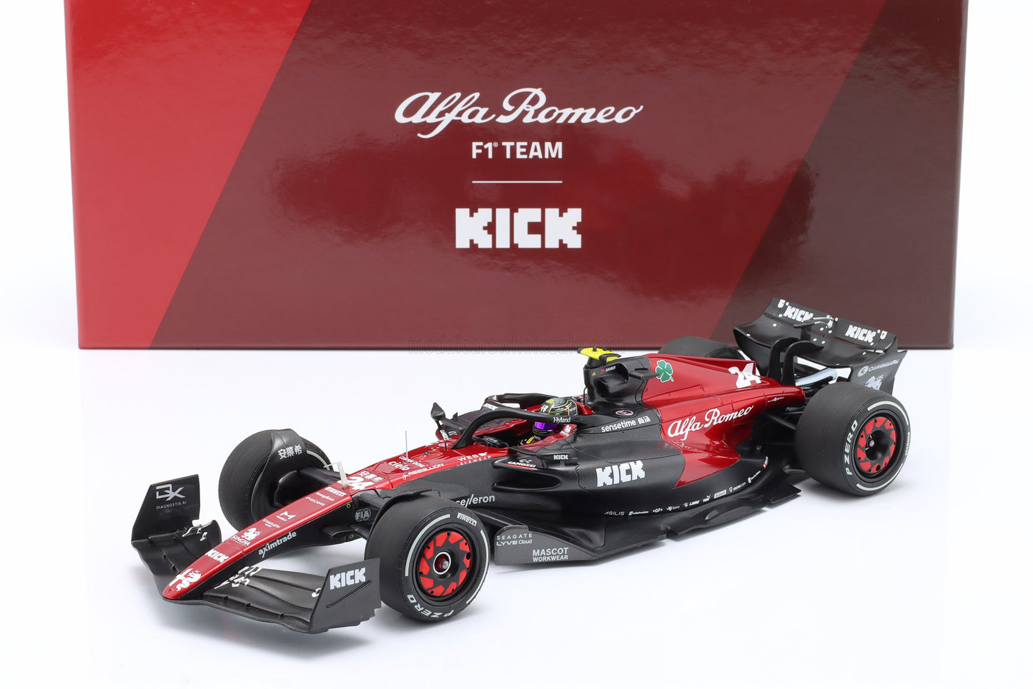 MINICHAMPS - ALFA ROMEO - F1 C43 TEAM STAKE N 24 AUSTRALIAN GP 2023 ZHOU GUANYU