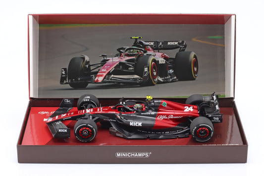 MINICHAMPS - ALFA ROMEO - F1 C43 TEAM STAKE N 24 AUSTRALIAN GP 2023 ZHOU GUANYU