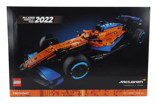 LEGO - / - McLAREN - LEGO TECHNIC - F1 MCL36 TEAM MCLAREN SEASON 2022 - 1432 PEZZI - 1432 PIECES - ORANGE LIGHT BLUE