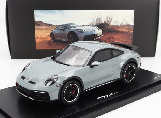 SPARK-MODEL - PORSCHE - 911 992 DAKAR COUPE 2023 - CON VETRINA