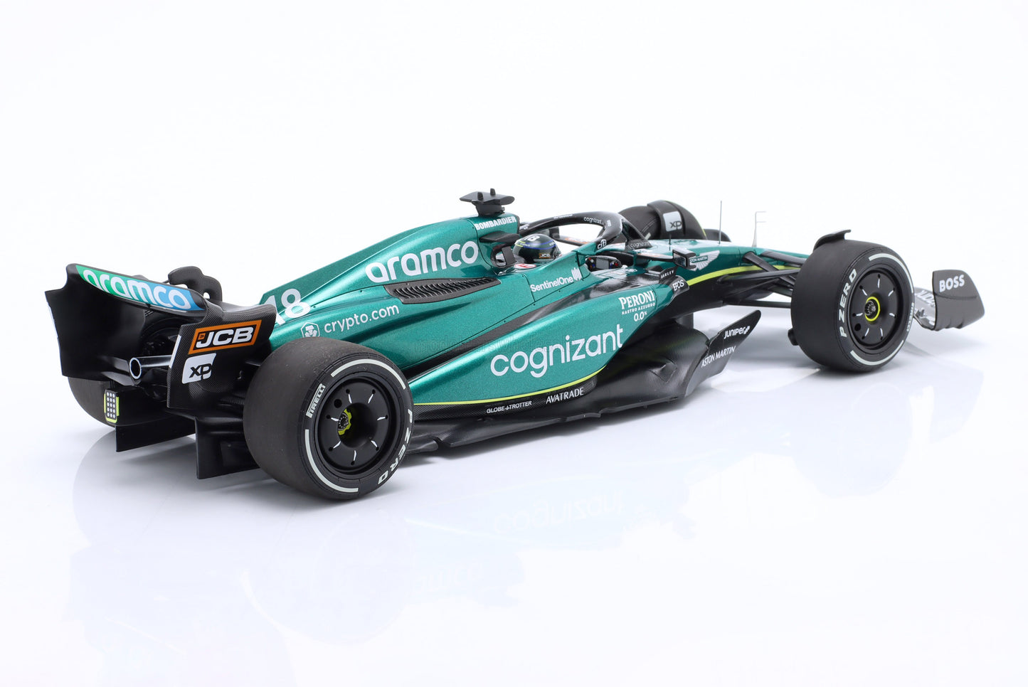 MINICHAMPS - ASTON MARTIN - F1 AMR23 TEAM ARAMCO COGNIZANT N 18 6th BAHRAIN GP 2023 LANCE STROLL