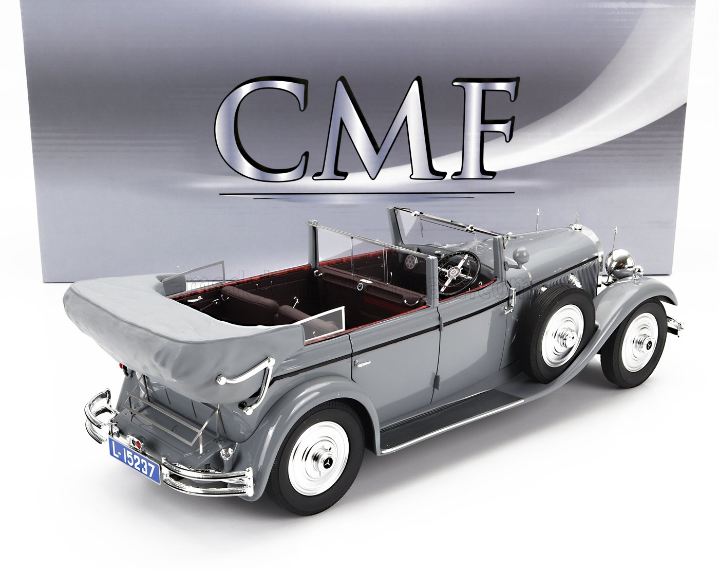 CMF-MODEL - 1/18 - MERCEDES BENZ - 770K KAISER WILHELM II CABRIOLET OPEN 1931 - GREY