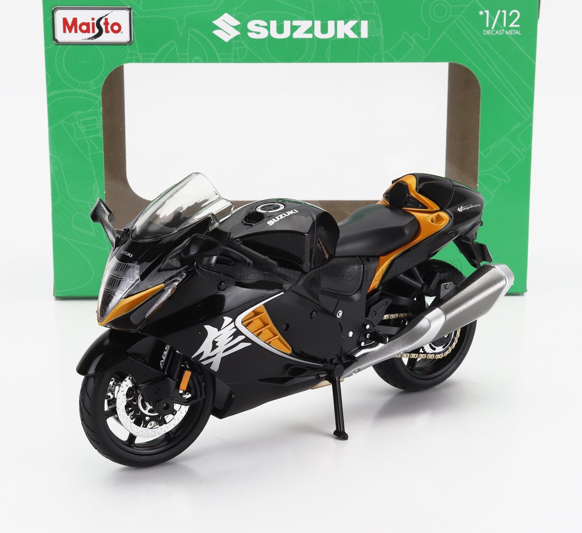 MAISTO - 1/12 - SUZUKI - HAYABUSA 2022 - BLACK ORANGE