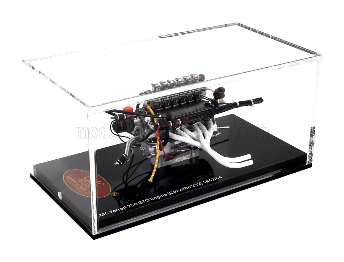 CMC - 1/18 - FERRARI - MOTORE - ENGINE FERRARI 250 1962 - CON VETRINA - WITH SHOWCASE - BLACK